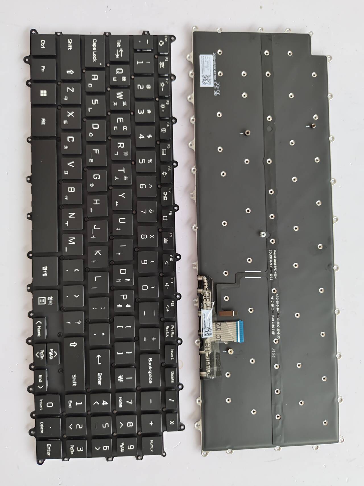 Picture of New Replacement Laptop Keyboard For LG 15Z90P BLACK Backlit Other Language Layout